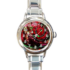 Bloody Coffee 5 Round Italian Charm Watch by bestdesignintheworld