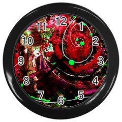 Bloody Coffee 5 Wall Clocks (black) by bestdesignintheworld