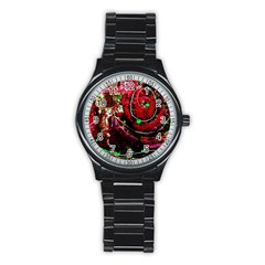 Bloody Coffee 5 Stainless Steel Round Watch by bestdesignintheworld