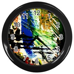 Alaska Industrial Landscape Wall Clocks (black) by bestdesignintheworld