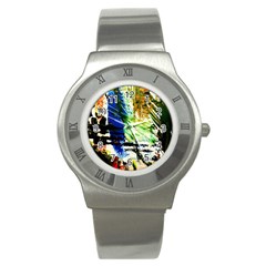 Alaska Industrial Landscape Stainless Steel Watch by bestdesignintheworld