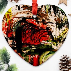 Alaska Industrial Landscape 4 Heart Ornament (two Sides) by bestdesignintheworld