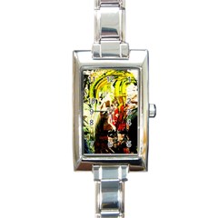 Alaska Industrial Landscape 1 Rectangle Italian Charm Watch by bestdesignintheworld