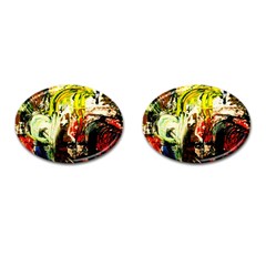 Alaska Industrial Landscape 1 Cufflinks (oval) by bestdesignintheworld