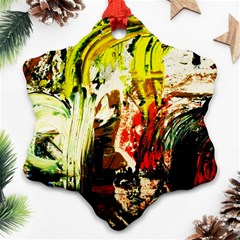 Alaska Industrial Landscape 1 Snowflake Ornament (two Sides) by bestdesignintheworld