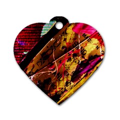 Absurd Theater In And Out 5 Dog Tag Heart (one Side) by bestdesignintheworld