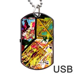 Absurd Theater In And Out Dog Tag Usb Flash (one Side) by bestdesignintheworld