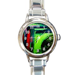 Abandoned Mine 6 Round Italian Charm Watch by bestdesignintheworld