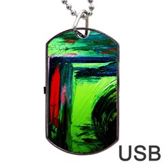 Abandoned Mine 6 Dog Tag Usb Flash (two Sides) by bestdesignintheworld