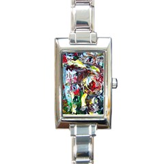 Eden Garden 12 Rectangle Italian Charm Watch by bestdesignintheworld