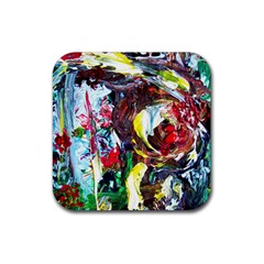 Eden Garden 12 Rubber Coaster (square)  by bestdesignintheworld