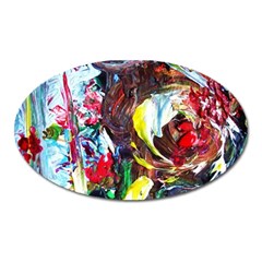 Eden Garden 12 Oval Magnet by bestdesignintheworld