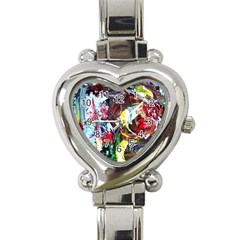 Eden Garden 12 Heart Italian Charm Watch by bestdesignintheworld