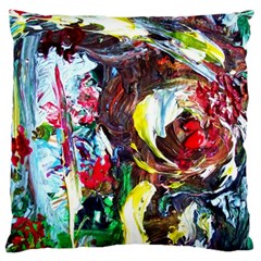 Eden Garden 12 Large Cushion Case (one Side) by bestdesignintheworld