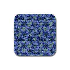 Modern Nature Print Pattern 7200 Rubber Square Coaster (4 Pack)  by dflcprints