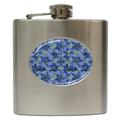 Modern Nature Print Pattern 7200 Hip Flask (6 Oz) by dflcprints