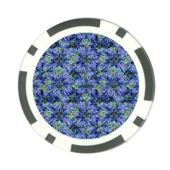 Modern Nature Print Pattern 7200 Poker Chip Card Guard by dflcprints