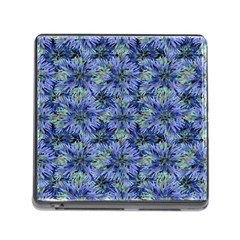 Modern Nature Print Pattern 7200 Memory Card Reader (square) by dflcprints