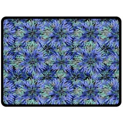 Modern Nature Print Pattern 7200 Fleece Blanket (large)  by dflcprints