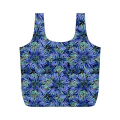 Modern Nature Print Pattern 7200 Full Print Recycle Bags (m)  by dflcprints