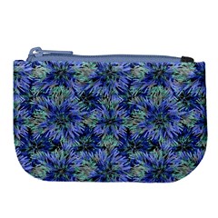 Modern Nature Print Pattern 7200 Large Coin Purse by dflcprints