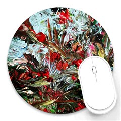 Eden Garden 11 Round Mousepads by bestdesignintheworld