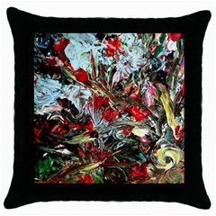 Eden Garden 11 Throw Pillow Case (black) by bestdesignintheworld