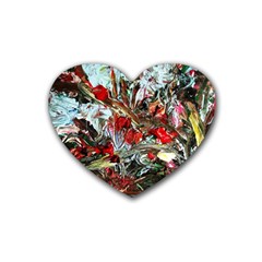 Eden Garden 11 Rubber Coaster (heart)  by bestdesignintheworld