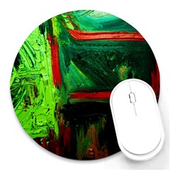 Abandoned Mine 4 Round Mousepads by bestdesignintheworld