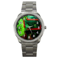 Abandoned Mine 4 Sport Metal Watch by bestdesignintheworld