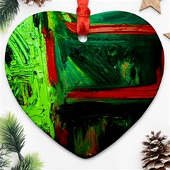 Abandoned Mine 4 Heart Ornament (two Sides) by bestdesignintheworld