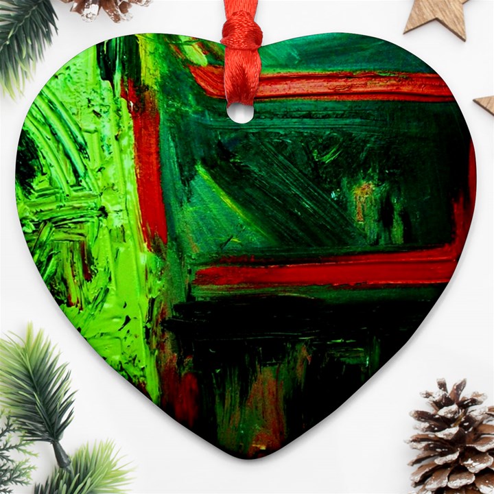 Abandoned Mine 4 Heart Ornament (Two Sides)