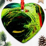 Abandoned Mine 3 Heart Ornament (Two Sides) Front