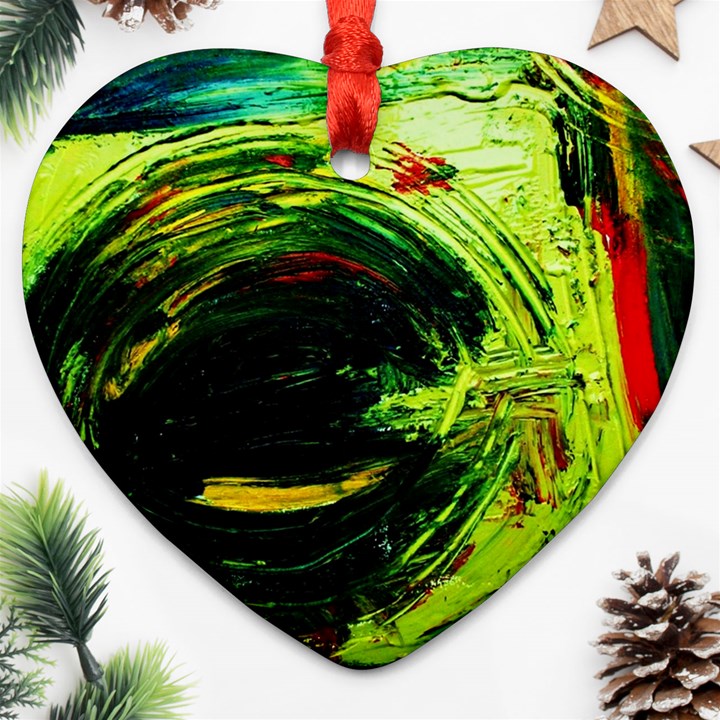 Abandoned Mine 3 Heart Ornament (Two Sides)