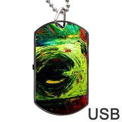 Abandoned Mine 3 Dog Tag Usb Flash (two Sides) by bestdesignintheworld