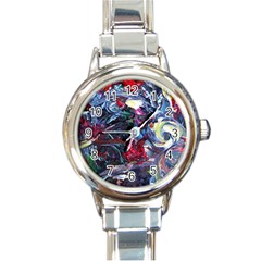 Eden Garden 9 Round Italian Charm Watch by bestdesignintheworld