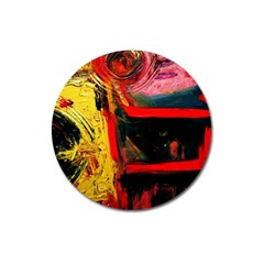 Abandoned Mine 2 Magnet 3  (round) by bestdesignintheworld