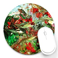 Eden Garden 8 Round Mousepads by bestdesignintheworld