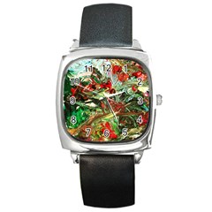 Eden Garden 8 Square Metal Watch by bestdesignintheworld