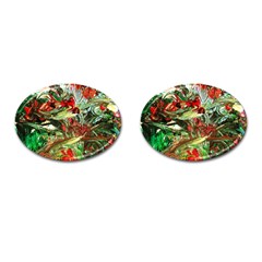 Eden Garden 8 Cufflinks (oval) by bestdesignintheworld