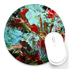 Eden Garden 7 Round Mousepads by bestdesignintheworld