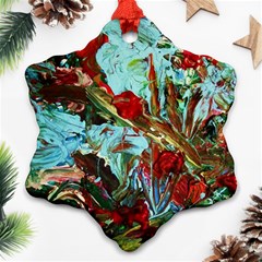 Eden Garden 7 Snowflake Ornament (two Sides) by bestdesignintheworld