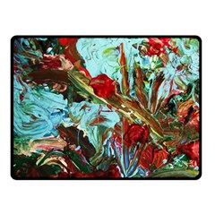 Eden Garden 7 Double Sided Fleece Blanket (small)  by bestdesignintheworld