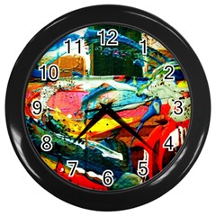 Aerobus Wall Clocks (black) by bestdesignintheworld