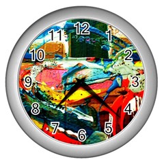 Aerobus Wall Clocks (silver)  by bestdesignintheworld