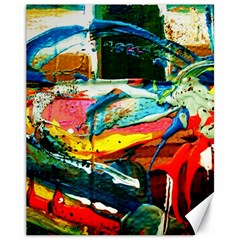 Aerobus Canvas 11  X 14   by bestdesignintheworld