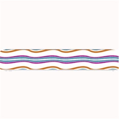 Colorful Wavy Stripes Pattern 7200 Small Bar Mats by dflcprints