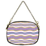 Colorful Wavy Stripes Pattern 7200 Chain Purses (Two Sides)  Back