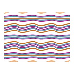 Colorful Wavy Stripes Pattern 7200 Double Sided Flano Blanket (mini)  by dflcprints