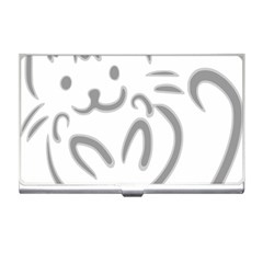 Cat Feline Cute Pet Animal Business Card Holders by Simbadda